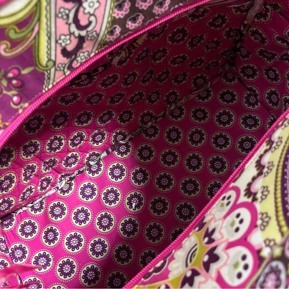 Vera Bradley Vera Tote bag Very Berry Paisley pattern - Picture 4 of 4